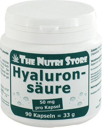Hirundo Products Hyaluronsäure 50 mg Kapseln 90 Stück vegan ohne Gelatine – Bild 1 von 3