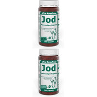 Produktbild von Hirundo Products Jod aus Braunalgen Kelp Kapseln für Erwachsene 180 Stück