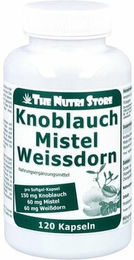 Hirundo Products Knoblauch Mistel Weissdorn Kapseln mit pflanzlichem Ursprung 120 Stück – Bild 1 von 1