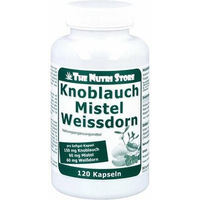 Produktbild von Hirundo Products Knoblauch Mistel Weissdorn Kapseln mit pflanzlichem Ursprung 120 Stück