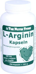 Hirundo Products L-Arginin 500 mg Kapseln 250 Stück – Bild 1 von 1