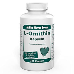 Hirundo Products L-Ornithin 500 mg Kapseln 200 Stück – Bild 1 von 2
