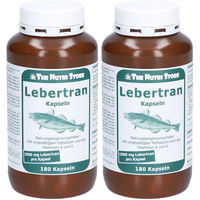 Produktbild von Hirundo Products Lebertran Kapseln mit Vitamin-Kombination für Kinder sowie Schwangere und Stillende, 180 Kapseln