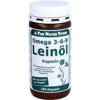 Produktbild von Hirundo Products Omega 3-6-9 Leinöl Bio Kapseln 180 Stück