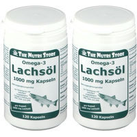 Produktbild von Hirundo Products Omega-3 Lachsöl 900 mg Kapseln 120 Stück
