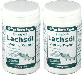 Hirundo Products Omega-3 Lachsöl 900 mg Kapseln 120 Stück – Bild 1 von 1