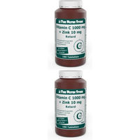 Produktbild von Hirundo Products Vitamin C 1000 mg Ascorbinsäure Tabletten 180 Stück