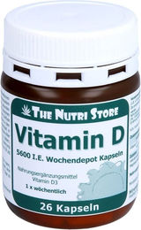 Hirundo Products Vitamin D Wochendepot 5600 IE Kapseln 26 Stück – Bild 1 von 2
