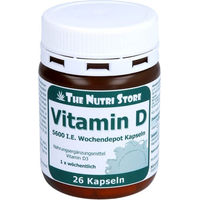 Produktbild von Hirundo Products Vitamin D Wochendepot 5600 IE Kapseln 26 Stück