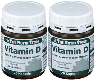 Hirundo Products Vitamin D Wochendepot Kapseln 5600 IE – Bild 1 von 1