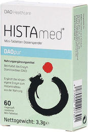 HISTAmed DAOpur DAO Enzym Mini-Tabletten, 60 Stück, glutenfrei, laktosefrei und zuckerfrei – Bild 1 von 2