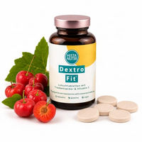 Produktbild von HistaNutri DextroFit Vitamin C Lutschtabletten mit Acerola und Traubenzucker, 30 Stück, vegan, glutenfrei, laktosefrei und ohne Zusatzstoffe