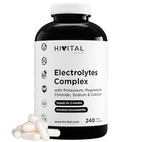Produktbild von HIVITAL Elektrolyt Komplex mit Kalium, Magnesium, Chlorid, Natrium und Calcium, 240 vegane Kapseln