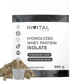 Hivital Isolat Whey Protein Pulver glutenfrei zuckerfrei ohne Zusatzstoffe 990 g – Bild 1 von 2
