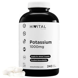 HIVITAL Kaliumcitrat 1000 mg Kapseln 240 Stück vegan ohne Zusatzstoffe – Bild 1 von 2