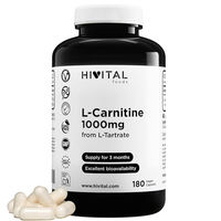 Produktbild von HIVITAL L-Carnitin 1000 mg Kapseln vegan glutenfrei laktosefrei zuckerfrei 180 Stück