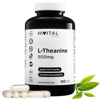 Produktbild von HIVITAL L-Theanin 500 mg Kapseln 180 Stück vegan ohne Zusatzstoffe