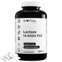 Produktbild von HIVITAL Laktase 14500 Einheiten Tabletten vegan glutenfrei laktosefrei zuckerfrei 365 Stück