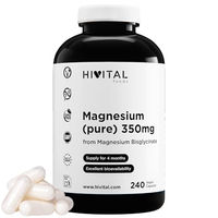 Produktbild von HIVITAL Magnesium Bisglycinat 350 mg 240 vegane Kapseln ohne Zusatzstoffe