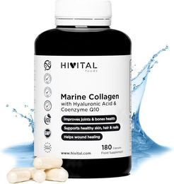 HIVITAL Marine Kollagen Typ I Kapseln 180 Stück glutenfrei laktosefrei zuckerfrei – Bild 1 von 2