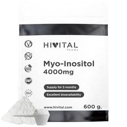 HIVITAL Myo Inositol Pulver 4000 mg Vegan 600 g – Bild 1 von 1