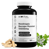 Produktbild von HIVITAL Nootropic Bacopa Monnieri mit Koffein 180 Kapseln glutenfrei laktosefrei zuckerfrei