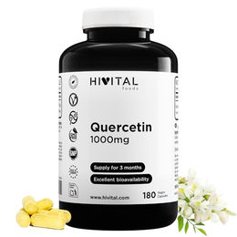 HIVITAL Quercetin Kapseln vegan und glutenfrei 180 Stück – Bild 1 von 2