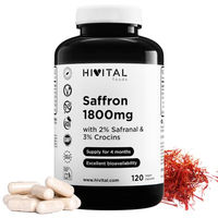 Produktbild von Hivital Safran-Extrakt 1800 mg vegane Kapseln 120 Stück glutenfrei laktosefrei zuckerfrei