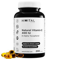 Produktbild von HIVITAL Vitamin E Natürliches D-Alpha-Tocopherol 400 IE Softgel 200 Stück glutenfrei laktosefrei zuckerfrei
