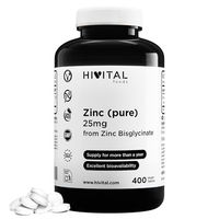 Produktbild von Hivital Zink 25 mg Zinkbisglycinat Tabletten 400 Stück vegan glutenfrei laktosefrei zuckerfrei