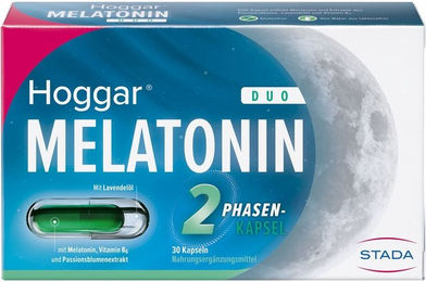 Hoggar Melatonin DUO Kapseln glutenfrei und laktosefrei 30 Stück – Bild 1 von 3