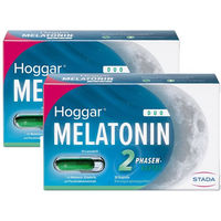 Produktbild von Hoggar Melatonin DUO Kapseln laktosefrei 60 Stück