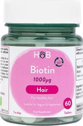 Holland And Barrett Biotin 1000 mcg Tabletten – Bild 1 von 2