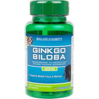 Produktbild von Holland & Barrett Ginkgo Biloba 60 mg Tabletten ohne Zusatzstoffe