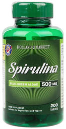 Holland & Barrett Spirulina Tabletten vegan vegetarisch 500 mg – Bild 1 von 1