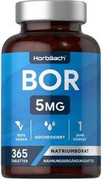 Horbaach Bor Tabletten vegan ohne Zusatzstoffe 365 Stück – Bild 1 von 4