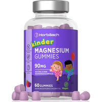 Produktbild von Horbaach Kinder Magnesium Citrat Gummis mit Vitamin C vegan ohne Zusatzstoffe 60 Stück