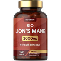 Produktbild von Horbaach Lions Mane Kapseln Bio Vegan 120 Stück