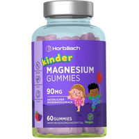 Produktbild von Horbaach Magnesium Citrat Gummis für Kinder vegan ohne Zusatzstoffe 90 mg