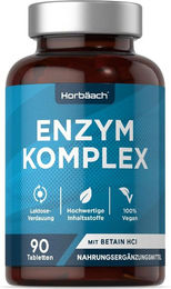 Horbaach Multi-Enzym-Komplex Tabletten vegan ohne Zusatzstoffe – Bild 1 von 4