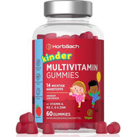 Produktbild von Horbaach Multivitamin Gummibärchen für Kinder vegan vegetarisch glutenfrei laktosefrei 60 Stück