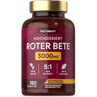 Produktbild von Horbaach Rote Beete Tabletten vegan 180 Stück