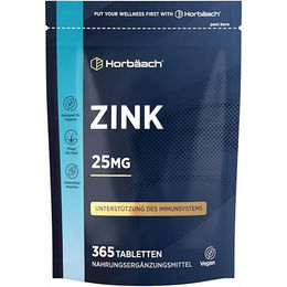 Horbaach Zink Gluconat Tabletten Hochdosiert Vegan 365 Stück – Bild 1 von 6