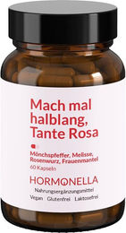 Hormonella Mach mal halblang Tante Rosa Kräuter-Komplex Kapseln vegan 60 Stück – Bild 1 von 3