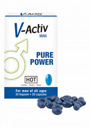 HOT V-Activ Man Kapseln mit Guaranaextrakt 20 Stück – Bild 1 von 2