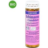 Produktbild von Hoyer Bio Echinacea und Sanddorn Lutschtabletten