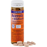 Produktbild von HOYER GmbH Vitamin C Lutschtabletten mit Acerola und Wildfrucht Bio