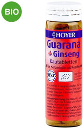 Hoyer Guarana & Ginseng Bio Lutschtabletten 60 Stück – Bild 1 von 3