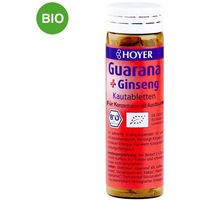 Produktbild von Hoyer Guarana & Ginseng Bio Lutschtabletten 60 Stück