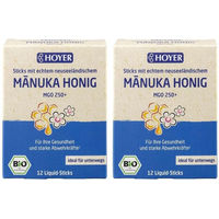 Produktbild von HOYER Mānuka Honig Bio Sticks vegetarisch glutenfrei laktosefrei ohne Zusatzstoffe